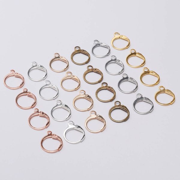 

20pcs / серия серебро золото крюк серьги застежками крючки материал 14 * 12 мм размер проволоки параметры базы обручи для сада diy ювелирные, Blue;slivery