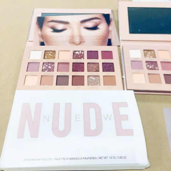 

Newest NEW NUDE 18 colors eye shadow Shimmer Matte eye shadow Beauty Makeup Eyeshadow Palette 18 colors Brand DHL Free shipping