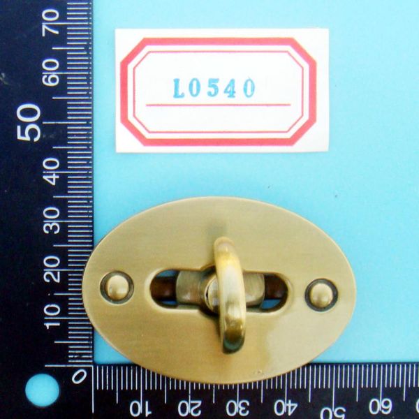 

10 sets/lot egg shape twist turn lock clasp closure women handbag bag parts purse hardware accessories diy l0540, Black