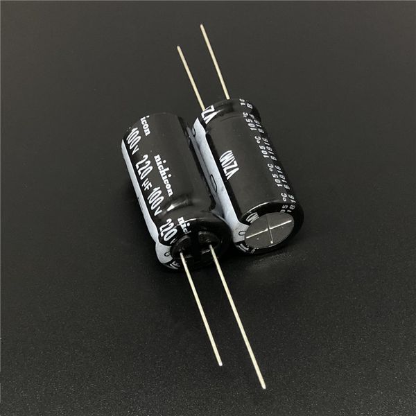 

5pcs/50pcs 220uf 100v nichicon vz series 12.5x25mm 100v220uf wide temperature range aluminum electrolytic capacitor