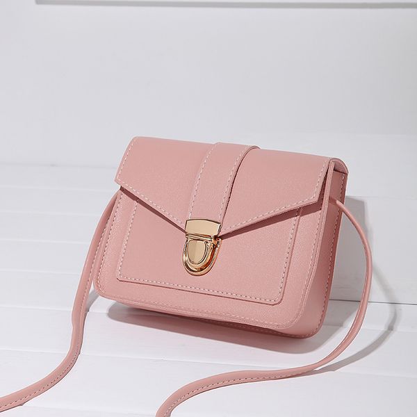 

multifunction women fashion pure color leather messenger shoulder bag chest bag fashion lovely design summer beach forwomen