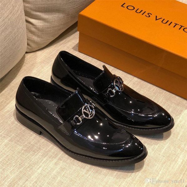 

19fw горячие продажи новых мужчин роскошные туфли из кожи коровы оксфорд мужская обувь италия черный дерби формальные мужские квартиры плюс, Black