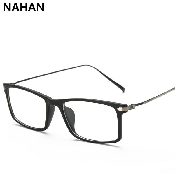 

square tr90 optical eyeglasses frame for men spectacle frame for male transparent clear lens frames men's glasses, Silver