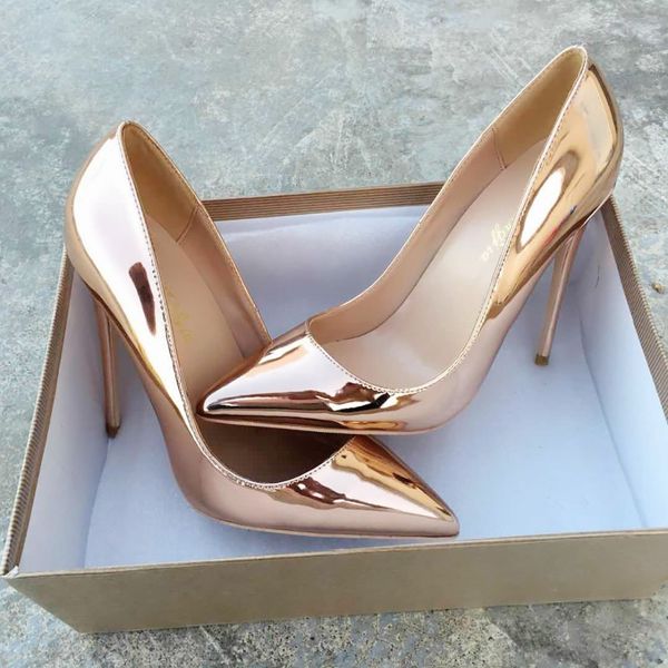 

keshangjia 2018 new spring and autumn new high heels fine with shallow mouth mirror pointed shoes solemn fashion shoes r05, Black