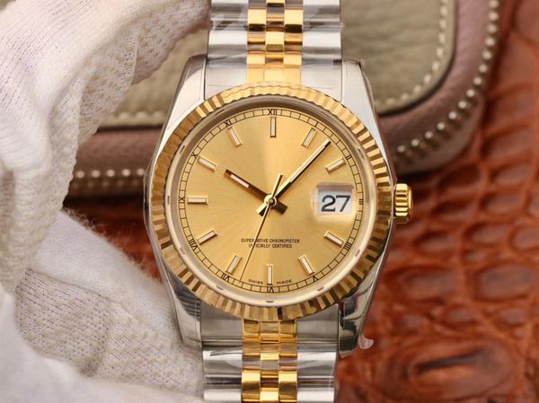

AR Version 904L Watches For Men Women Automatic Mechanical Luxury Watch Top Quality 36mm Auto Date 116234 Mens Diver Steel Wristwatches