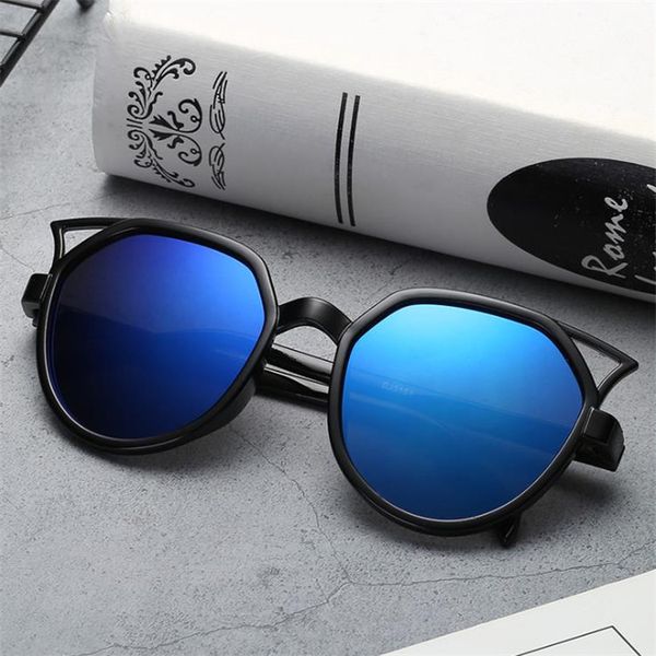 

европейская мода женщины личность солнцезащитные очки дикий кошачий глаз солнцезащитные очки анти-уф-очки цветной фильм очки очки солнцезащи, White;black