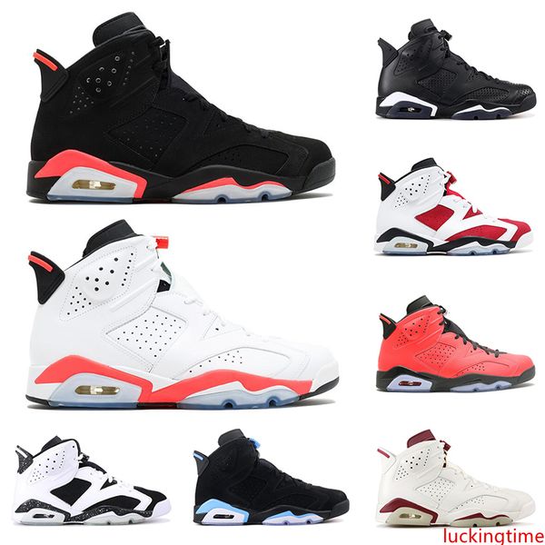 

6 6s mens basketball shoes infrared unc maroon black cat carmine oreo red men fashion trainer shoe athletics sports sneakers ing