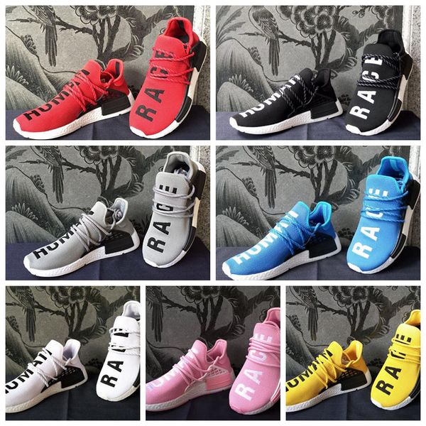 

2019 Nmd Human Race HU Кроссовки Мужчины Женщины Pharrell Williams Trail nmd Runner R1 Спортивные кроссовки