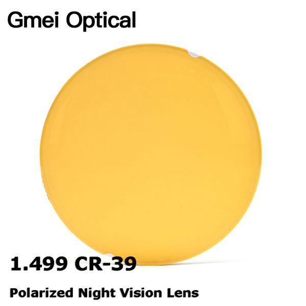 

gmei 1.499 cr-39 polarized night vision myopia lenses prescription polarizing driving glasses lens anti-glare high definition, Silver