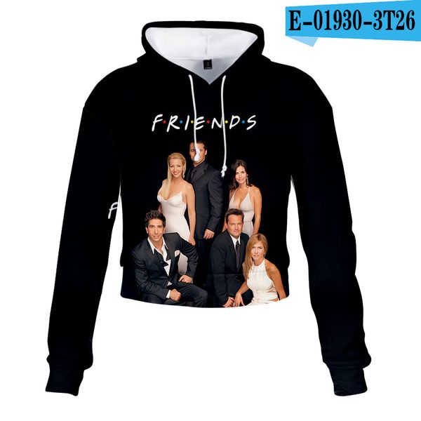 friends crop top sweatshirt
