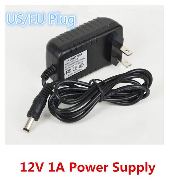 

ac 100-240v 12v 1a 12w power supply charger adapter 12v 1a converter wall charger eu / us plug ing