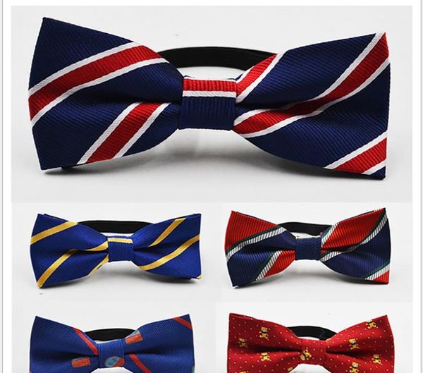 

new kids of students and babies performing bow ties and ties, Blue;purple