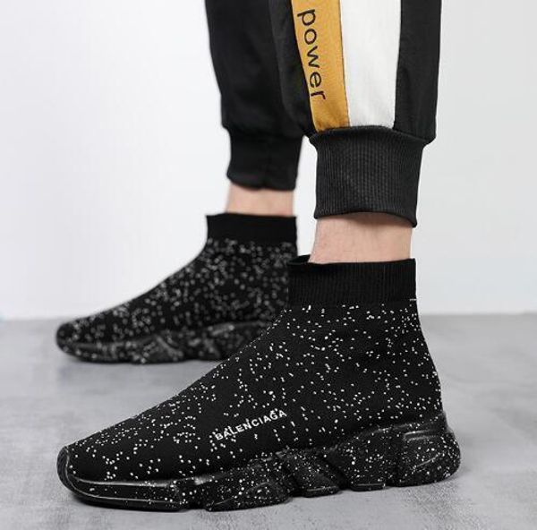 

2020 hd7 fendi ar8 gucci sneakers men women casual shoes fashion socks sneaker boots fw7 balenciaga9, Black