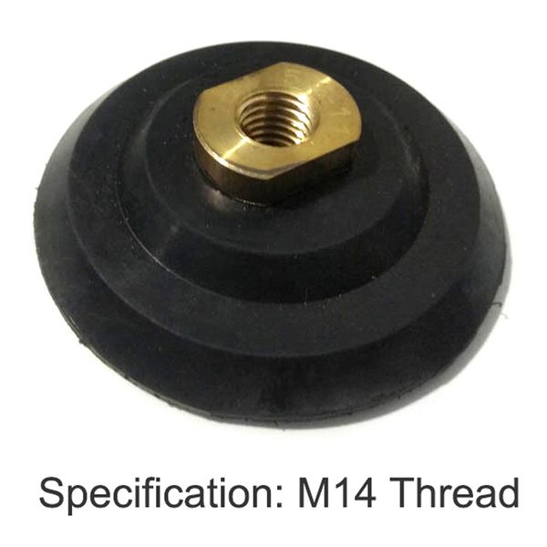 

m14/16 backing thread diamond polishing backer pad 4 inch for industury metal wooden furniture wooding polishing new