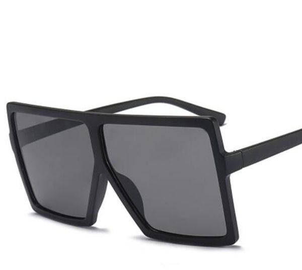 

luxary- big frame gradient shades oversized sunglasses square brand designer vintage women fashion sun glasses oculos de sol uv400, White;black