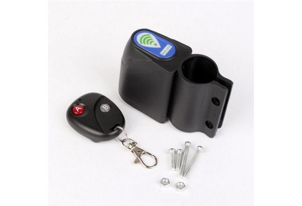 

wireless remote control anti-theft alarm, vibration sensor bicycle bike security alertor cycling lock