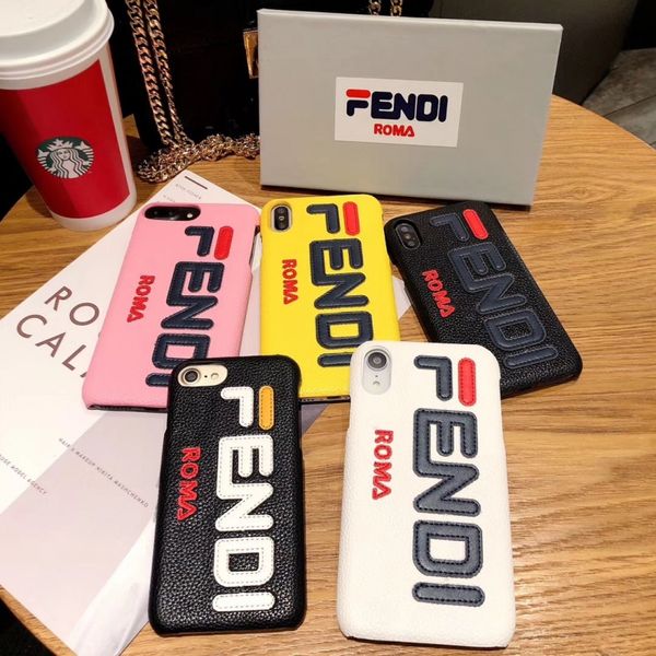 

2019 new arrival cellphone case fashion letters for iphone6/7/8,6p/7p/8p,x/xs,xr,xs max with four color box availiable