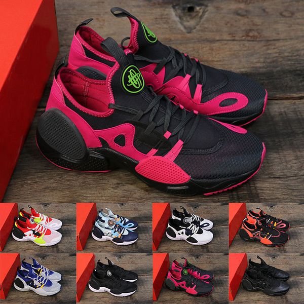 

mens huarache 7 qs 2019 running shoes triple black white red run shoes trainer huaraches 7s sport shoes womens outdoor sneakers