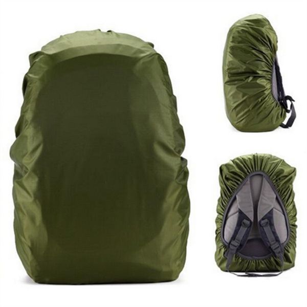 

35-80l adjustable waterproof dustproof backpack rain cover portable ultralight shoulder protect outdoor hiking camping dry storage