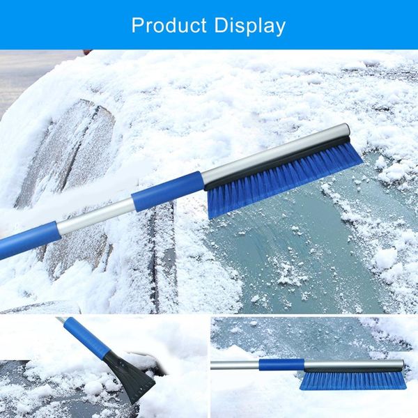 

im-x16 car snow shovel winter auto vehicle snow ice scraper snowbrush shovel long handle removal brush ice scraper tool