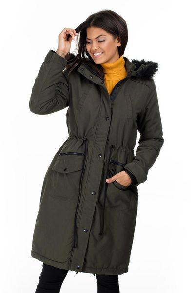 

fashion friends hooded long coats women coats 9k0662, Black