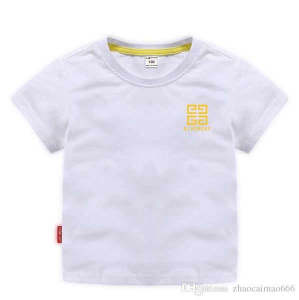 Boys Kids Short Sleeve Cotton Classic T-shirt Children Casual Top Sweatshirt