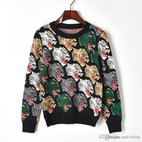 

luxury women designer sweaters weaters fashion round collar multi-color knitted sweater pullover women clothes luxury women designer sweater