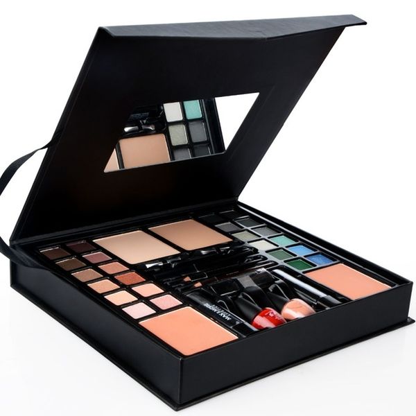 

colors professional makeup palette kit eyeshadow blusher metallic shimmer foundation makeup set for ing