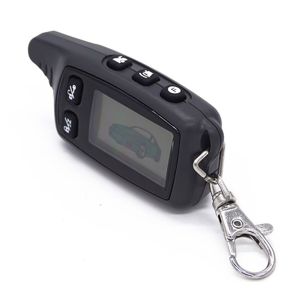 

10pcs lcd remote controller keychain key fob chain for russian tw9030 two way car alarm system tomahawk tw 9030