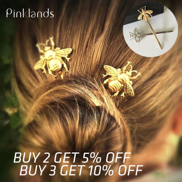 

metal hair clips for women gold bee hairpin side hair clip korean pins girl barrette bobby pins styling accessories