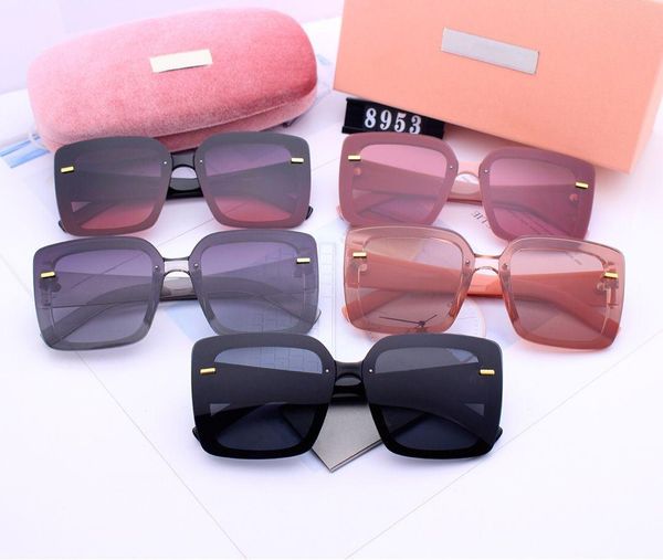 

2020 Woman Sunglasses Beach Goggle Sunglasses Summer Adumbral Glasses UV400 Model 5 Color High Quality with Box