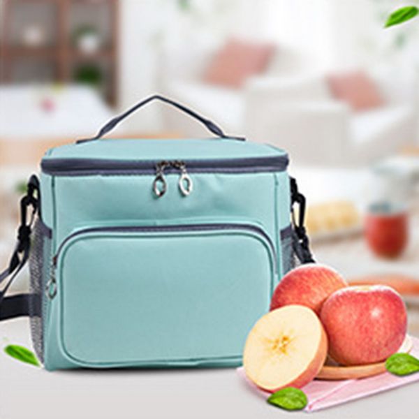 

lunch bag men and women soft cooler with shoulder strap lunch bags, Blue;pink