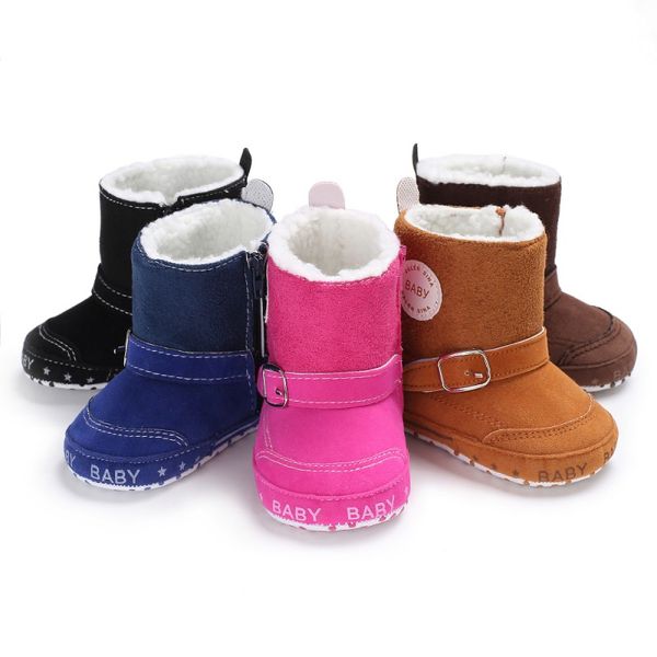 

new winter infant baby warm boots first walkers sweet soft sole non-slip shoes toddler baby booties shoes