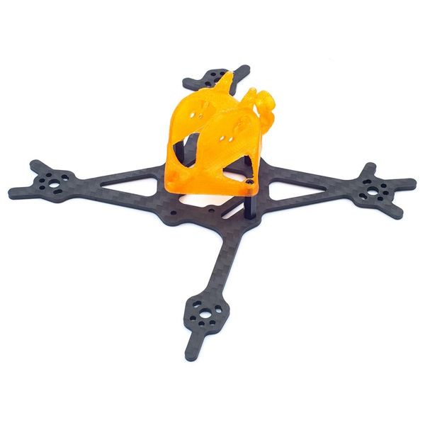 Diatone GTB229 CUBE Finger Version 110 mm 2 mm dicker Arm 3K Carbonfaser-Rahmen-Kits für Toothpick FPV Racing Drone – Orange