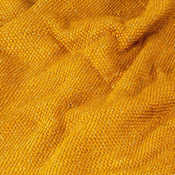 

throw lurex 160x210 cm mustard yellow other home textile