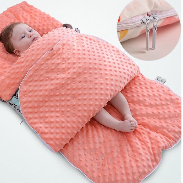 

cysincos младенца спальный мешок конверт зимний kid sleepsack footmuff прогулочная коляска вязаная сна sack новорожденный пеленать knit wool