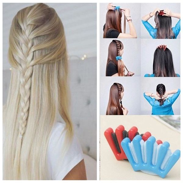 Charming French Style Women Girls Diy Sponge Hair Braider Plait