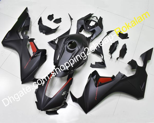 Per Honda CBR1000RR 2017 2018 2019 Fireblade CBR 1000 RR 1000RR 17 18 19 CBR1000 Set completo carenatura moto nera (stampaggio ad iniezione)