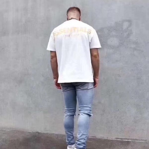 

fear god essentials tee complexcon long beach 3m complexcon high street oversize short sleeve men and women couples t-shirt hfwptx396, White;black