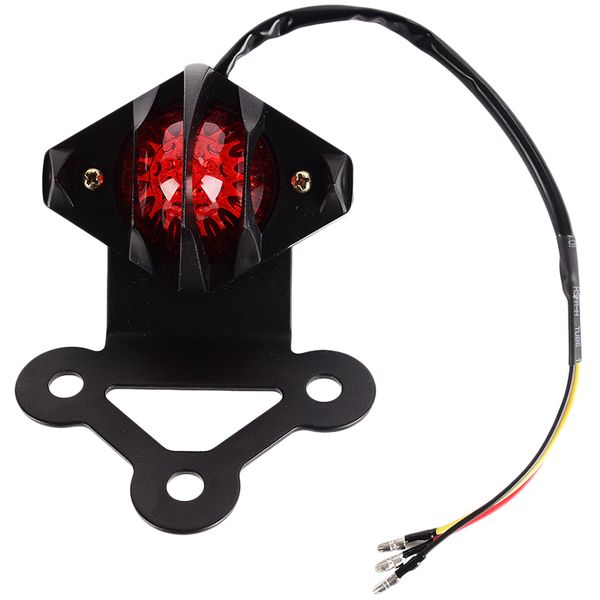 

motorcycle led brake staillights mini license plate holder taillamp