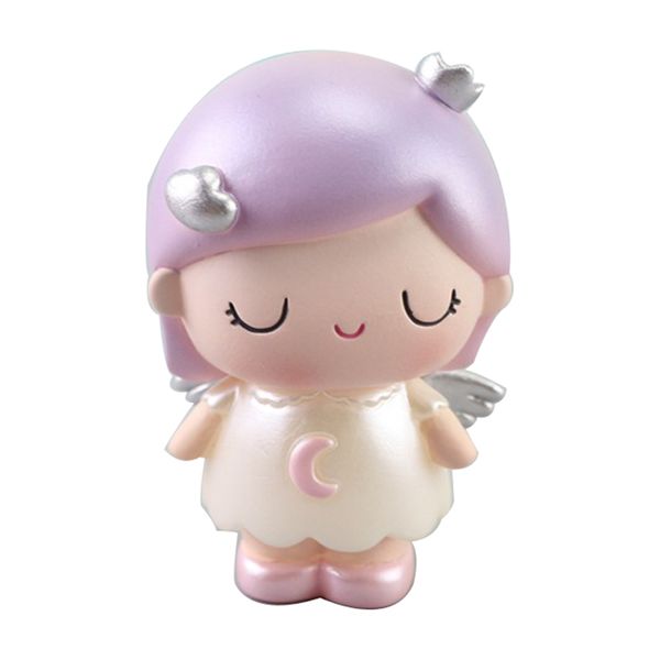 

cute swing shaking head angle figures for office ornament durable hand painting
