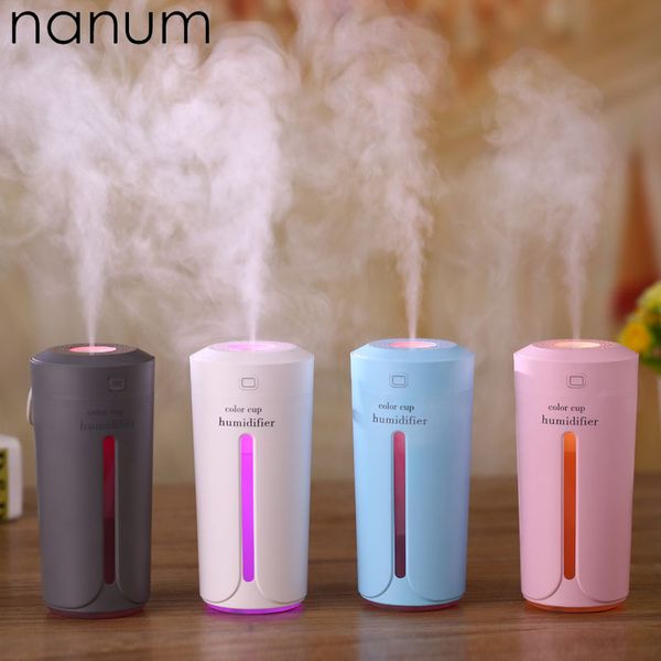 

ultrasonic office color car portable travel usb mini humidifier air diffuser purifier atomizer small air conditioning appliances
