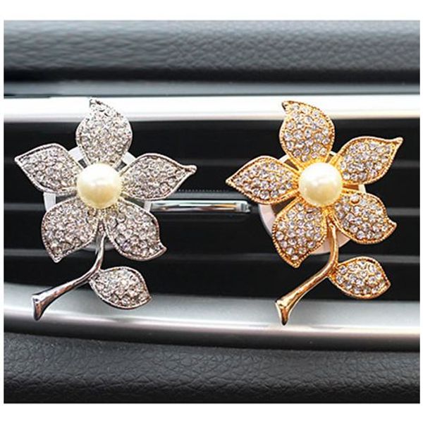 

simulation outlet shampoo car air conditioner decoration, rose flower