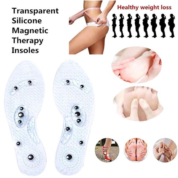 

271 Массажные стельки, точечный магнитный массаж, терапия для ног, рефлексология, с