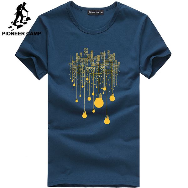 

Pioneer Camp 2017 New Fashion Summer Short Men T Shirt Brand Clothing Cotton Comfortable Male T -Shirt Tshirt Men Clothing 522056
