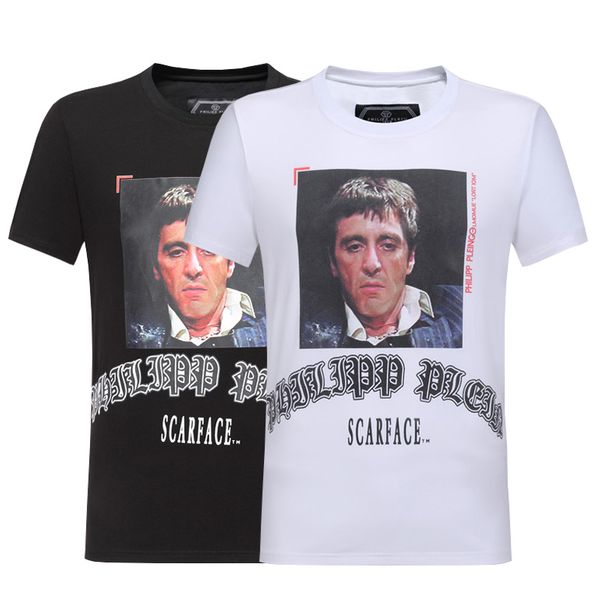 

2019 модный бренд люкс мужская футболка повседневная мода прохладный фитнес О-обра