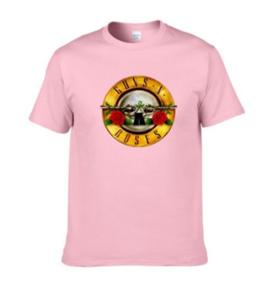 

gun and rose euro cotton t-shirt men's short sleeve