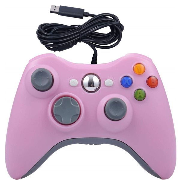 

usb wired joypad gamepad game controller for xbox 360 joystick for official pc for windows 7 / 8 / 10 dhl ing