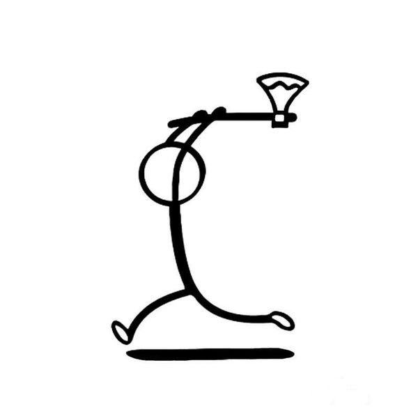 

14.6*10cm abstract for auto car/bumper/window vinyl decal sticker decals decor funny personality car styling decor decals