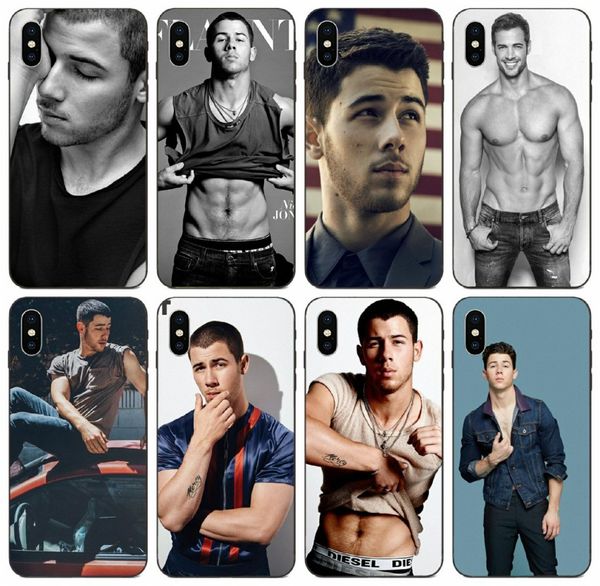 

tongtrade] nick jonas case for iphone 11 pro 8 7 6s 6p 5s 5p max x xs samsung note 2 3 4 5 8 9 huawei p30 sony xperia t3 case